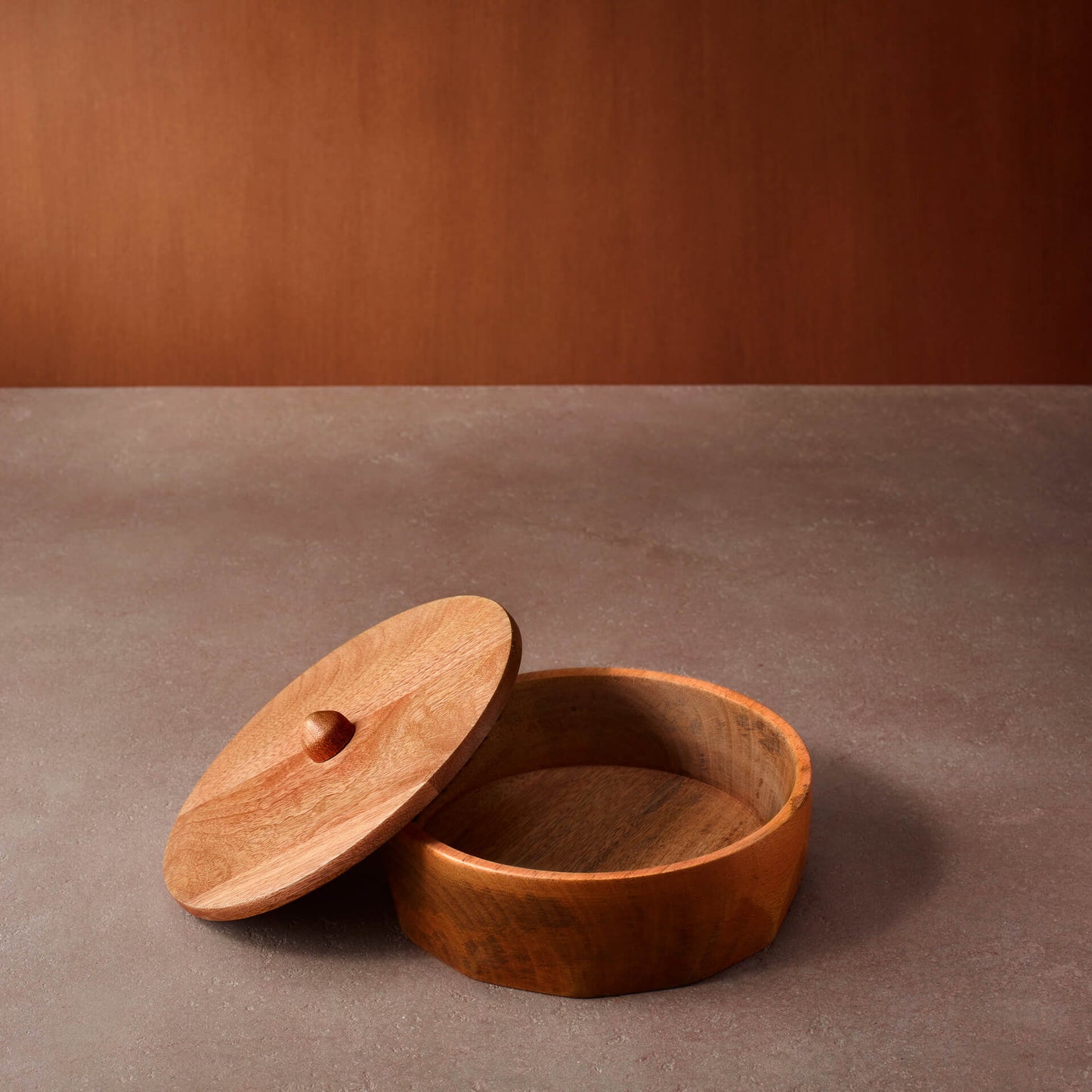 Wooden Willow Flat Bread/Tortilla/Roti Box