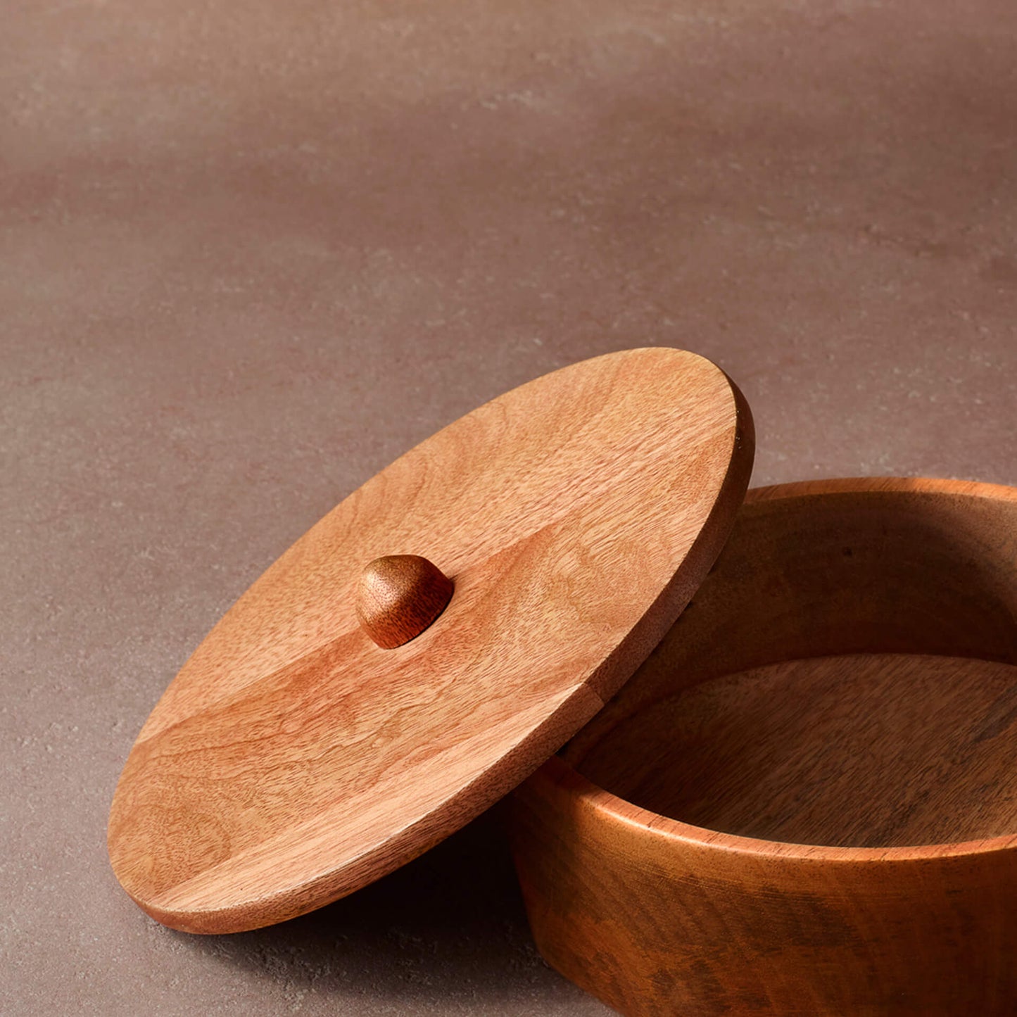 Wooden Willow Flat Bread/Tortilla/Roti Box