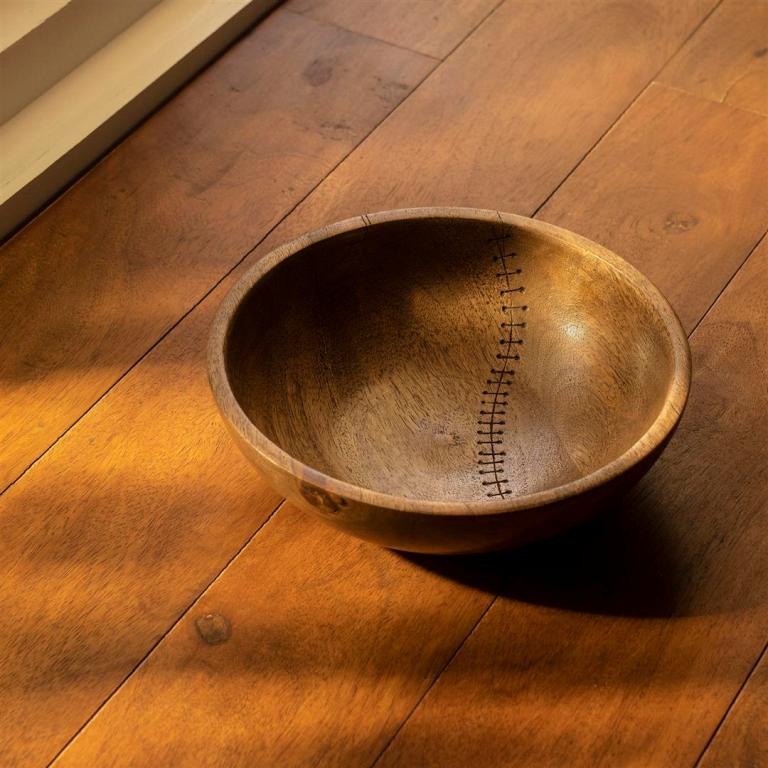 Wooden Willow Stitched Bowl (Small)