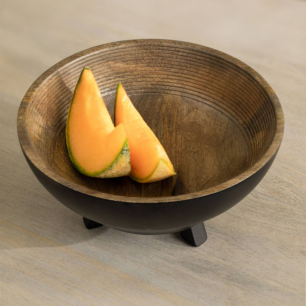 Alluring Shadows Tri-legged Round Bowl