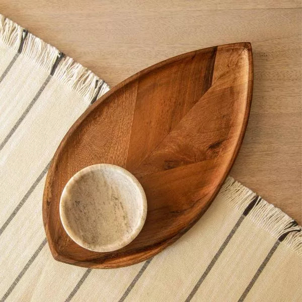Enchanted Woods Leaf Chip & Dip Platter