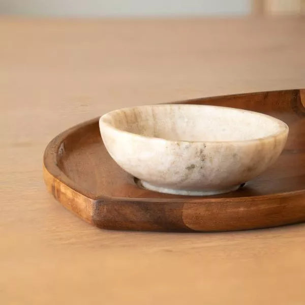 Enchanted Woods Leaf Chip & Dip Platter