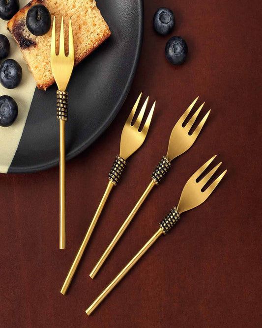 Rustic Afternoon Dessert Fork (Set of 4)