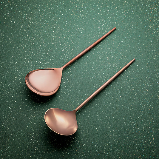 Hint of Rose Serving Spoon (Set of 2)