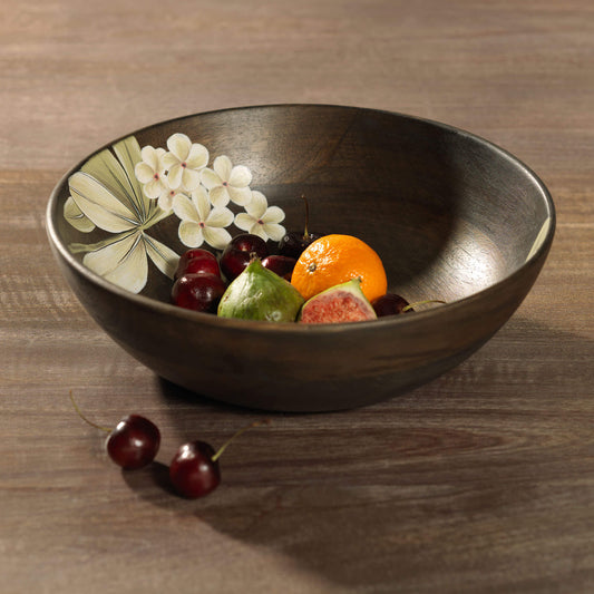 Floral Sunset Salad Serving Bowl