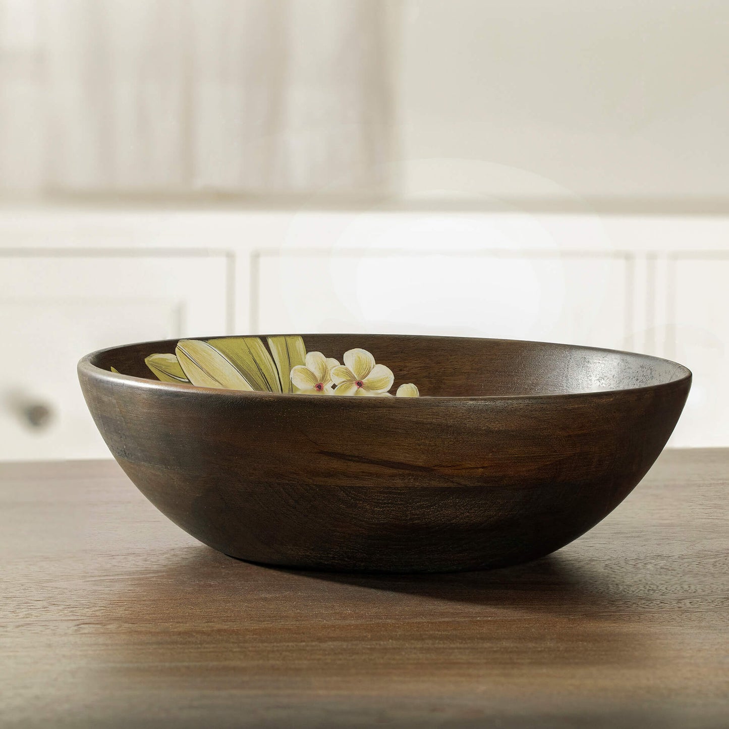 Floral Sunset Salad Serving Bowl