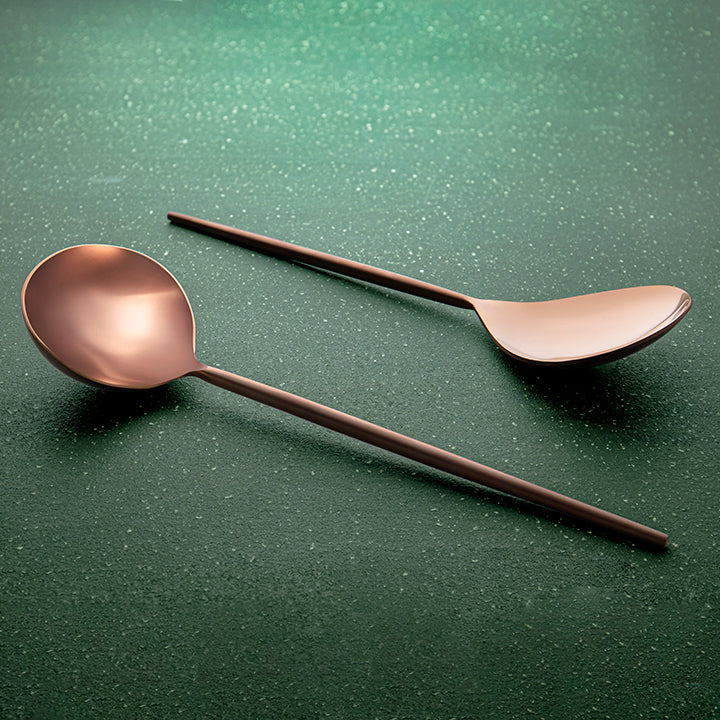 Hint of Rose Serving Spoon (Set of 2)
